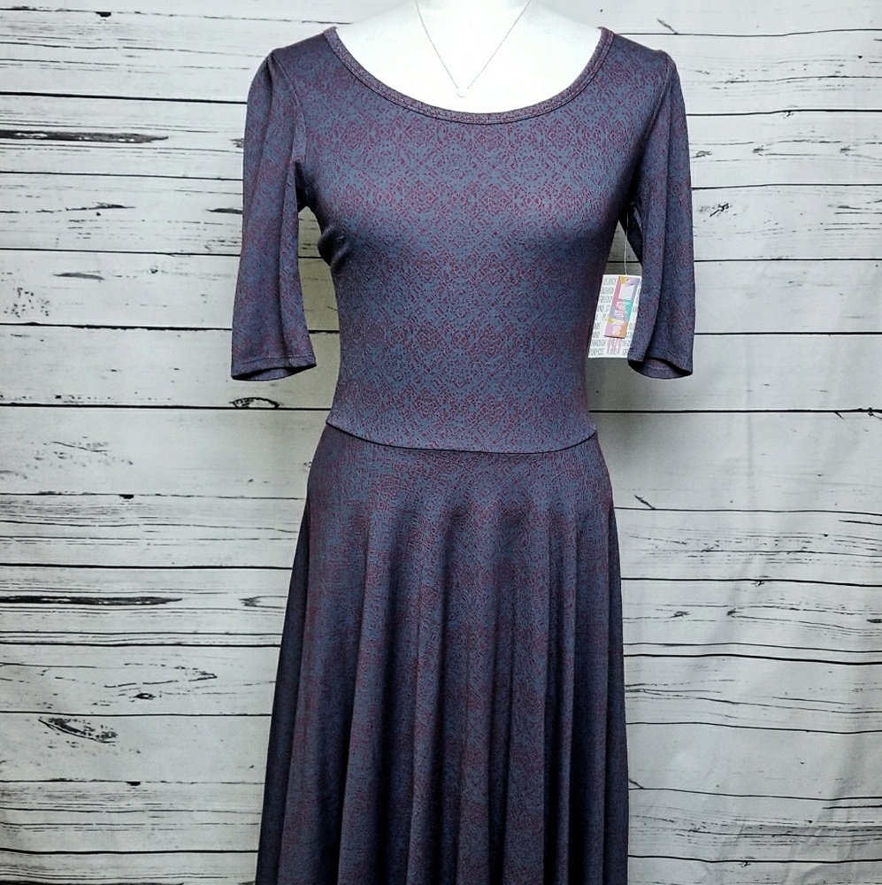 LulaRoe Quarter sleeve dress